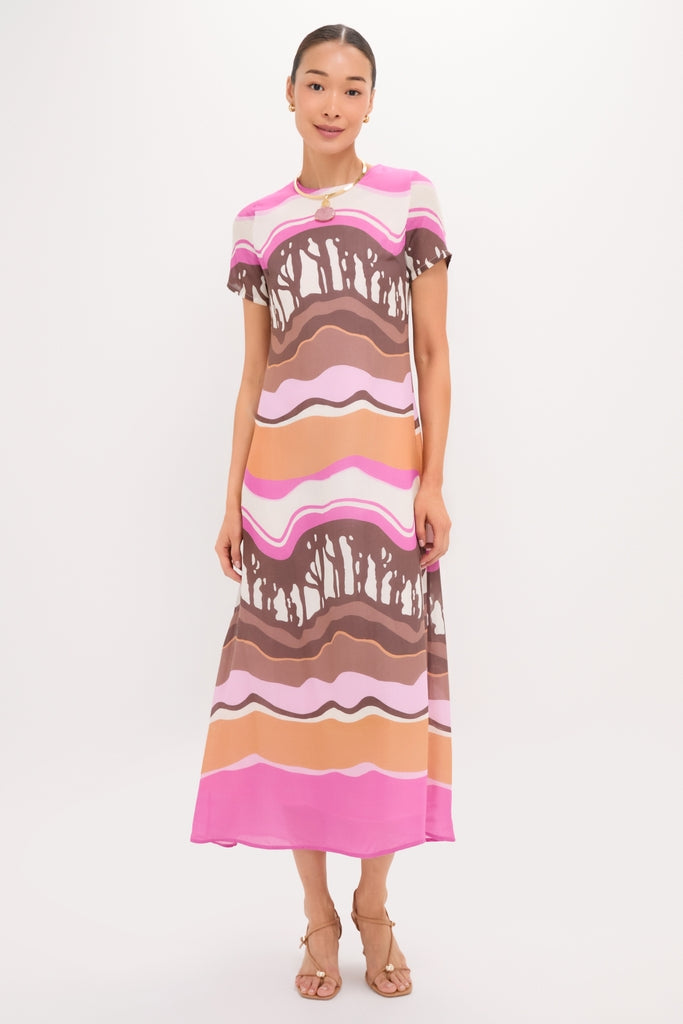 Multi Color Preeti Bloomshade Dress