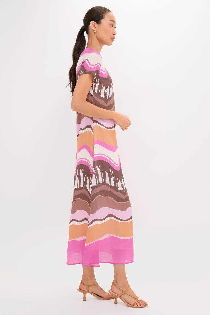 Multi Color Preeti Bloomshade Dress