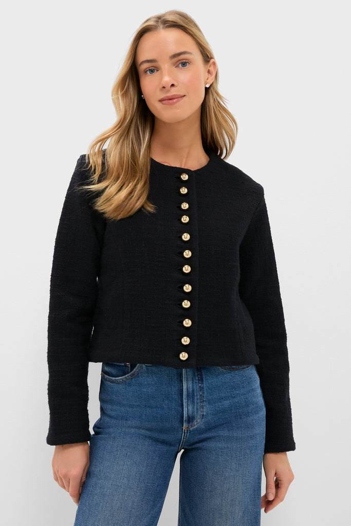 Black Rowan Obsidian Khadi Jacket