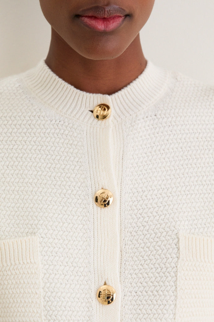 Ivory Christa Cardigan | Anine Bing Ivory Christa Cardigan | Anine Bing