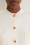 Ivory Christa Cardigan