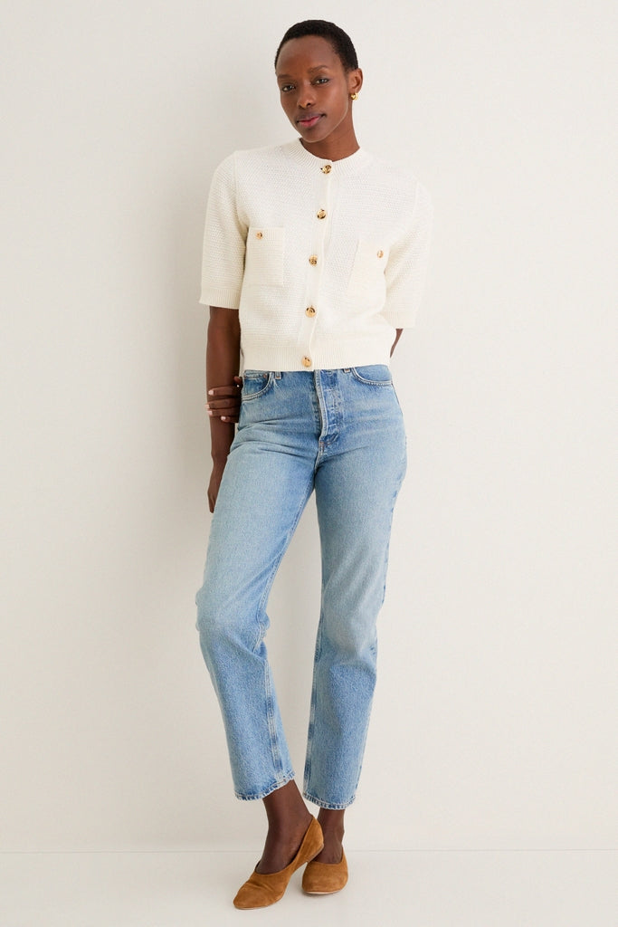 Ivory Christa Cardigan