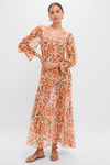 Off-White Lilium Topaz Flower Dress
