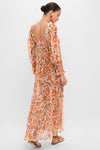 Off-White Lilium Topaz Flower Dress