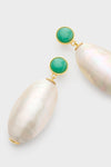 White Campana Earrings
