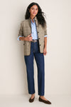 Brown Check Plaid Wool Dalton Jacket
