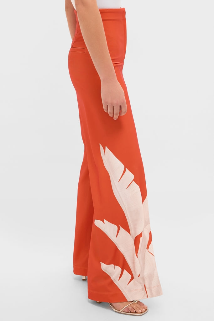 Orange Dandelion Pants