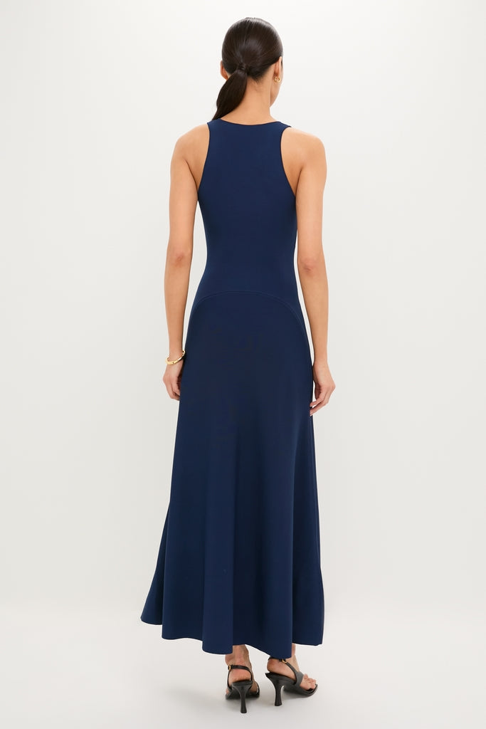 Berry Blue Wells Maxi Dress