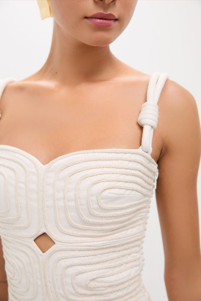 Ivory Marea Embellished Top