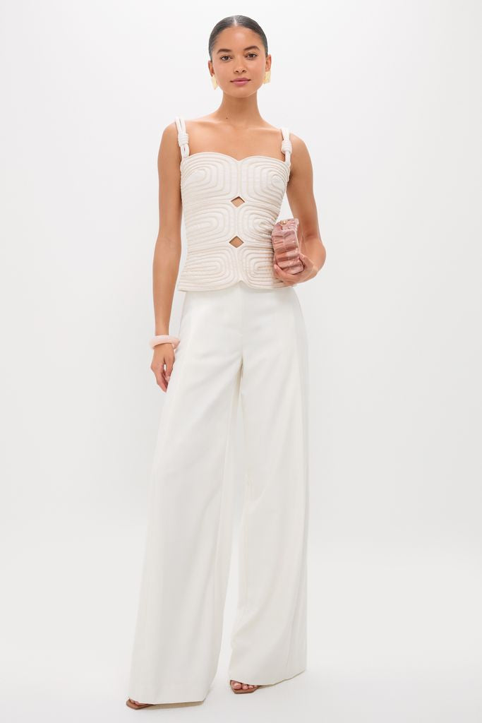 Ivory Marea Embellished Top