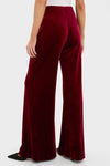 Red Ribbon Velvet Deja Pant