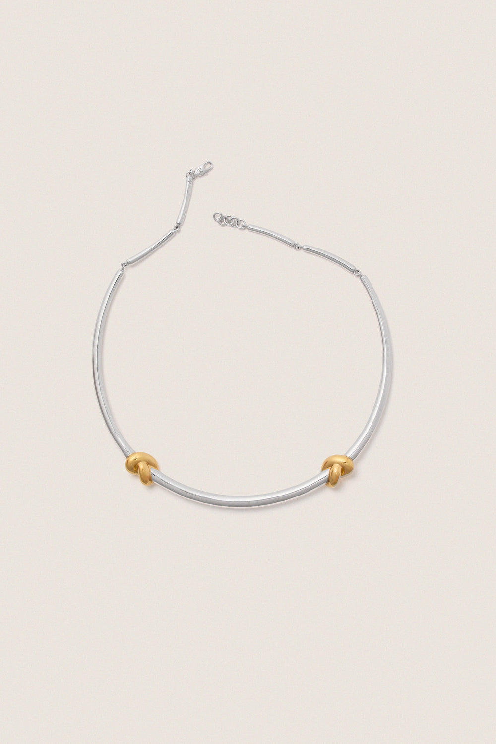 Mixed Lucy Williams Knot Torque Necklace