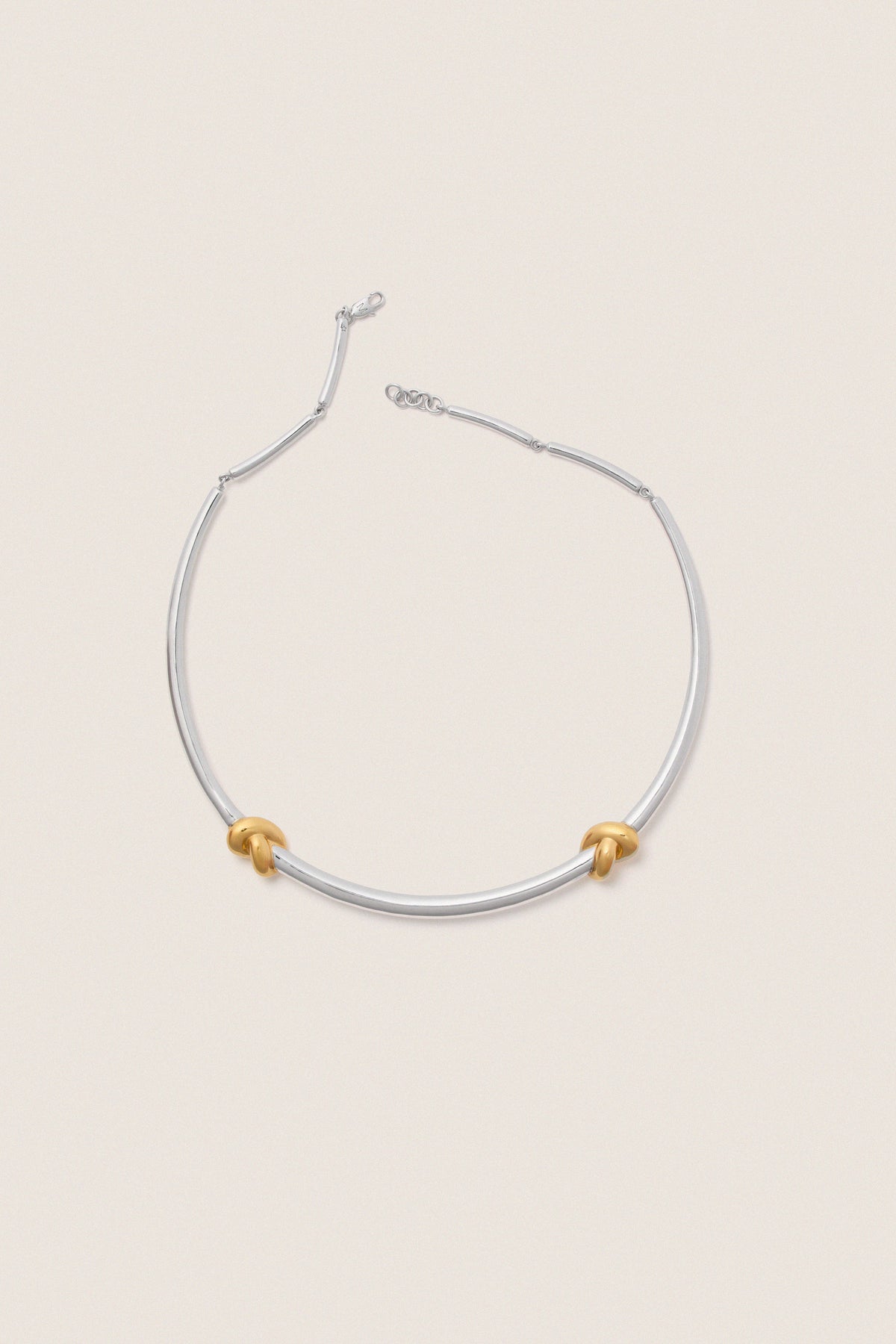Mixed Lucy Williams Knot Torque Necklace