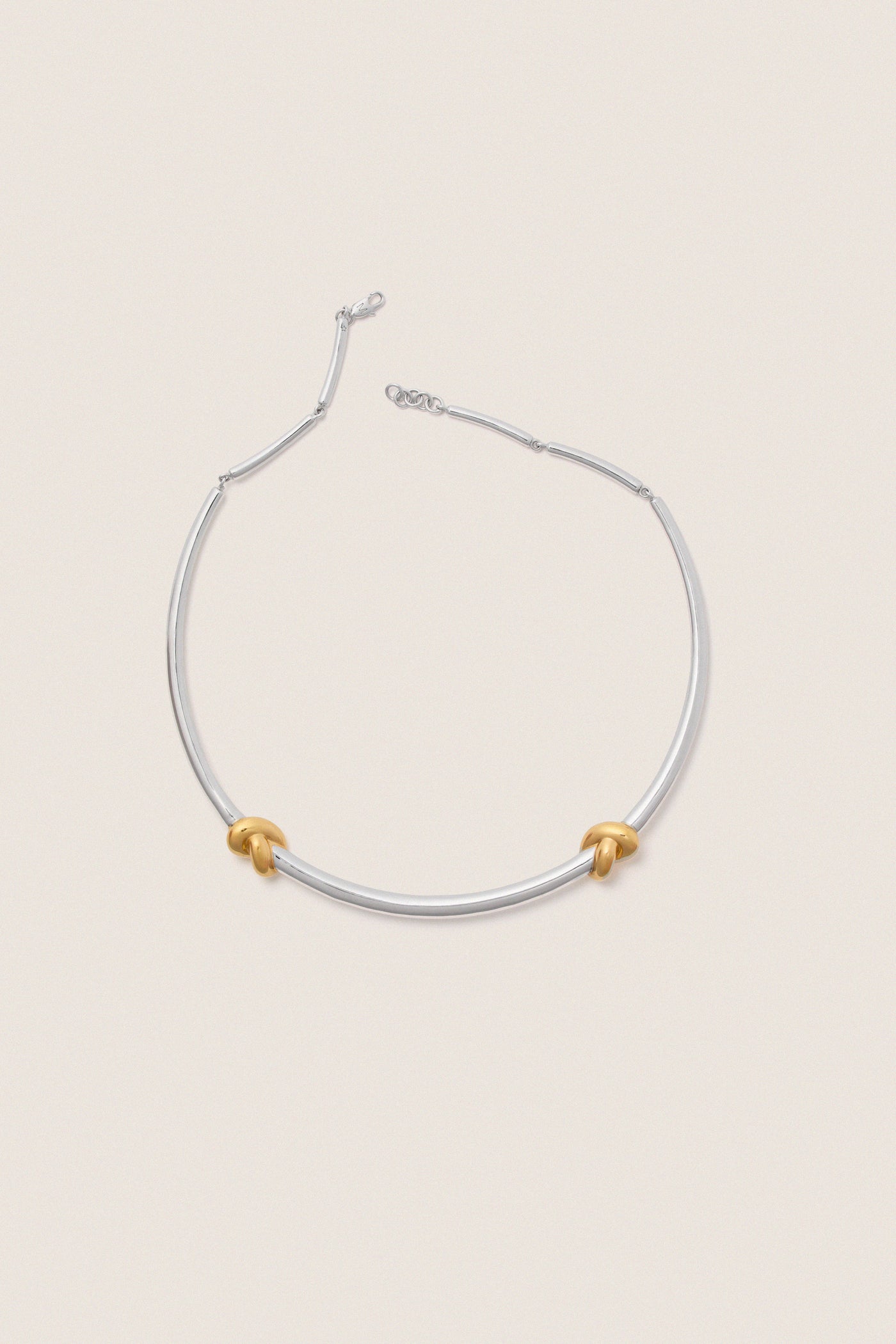Mixed Lucy Williams Knot Torque Necklace