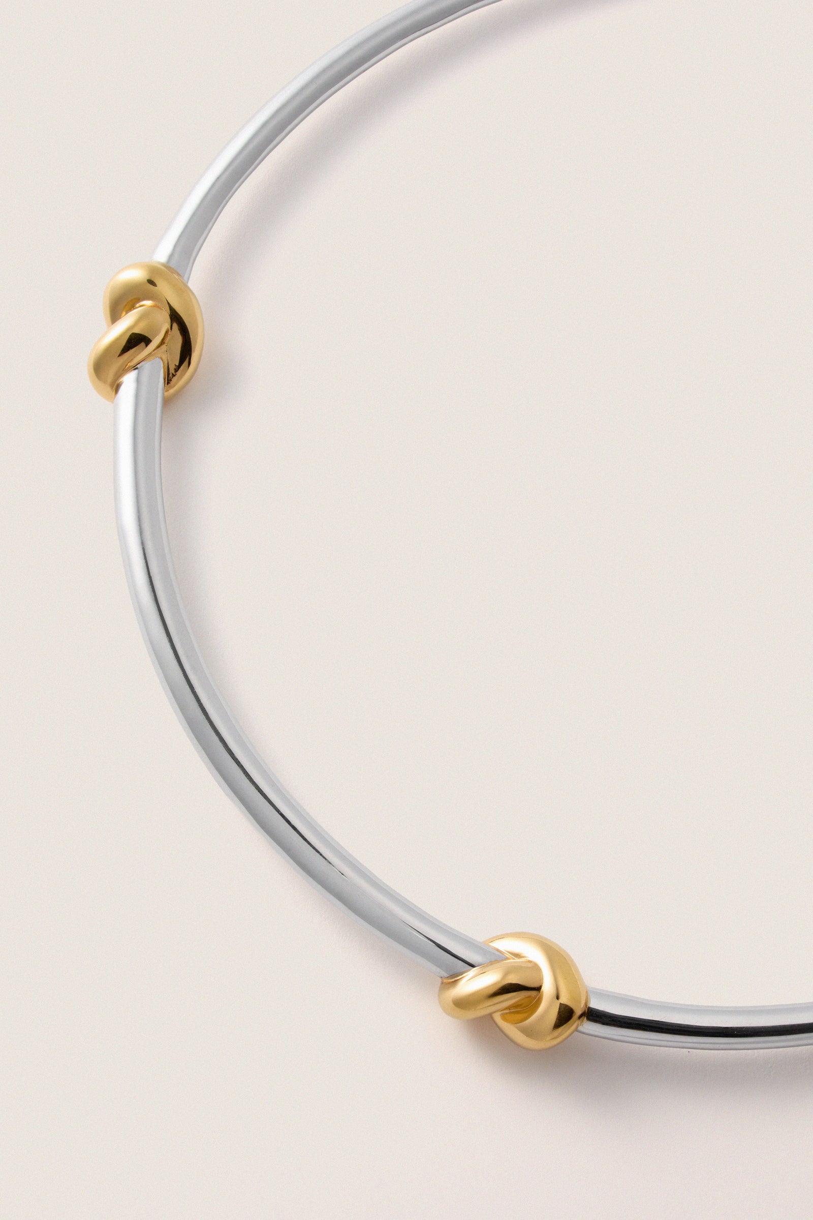 Mixed Lucy Williams Knot Torque Necklace