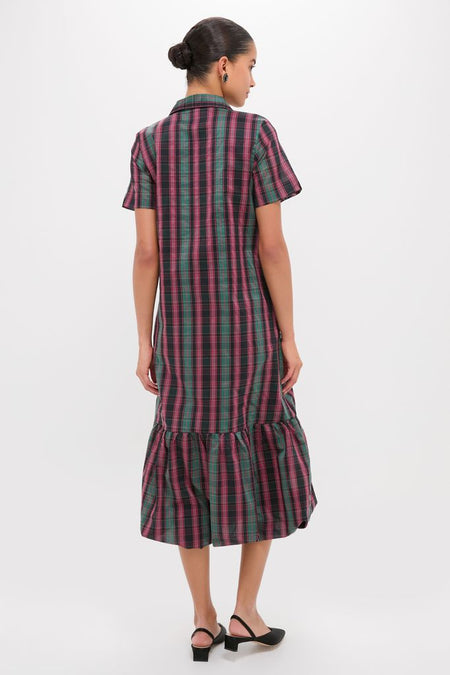 Tartan Martine Maxi Bubble Dress