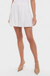 Ivory Naamah Pleated Short