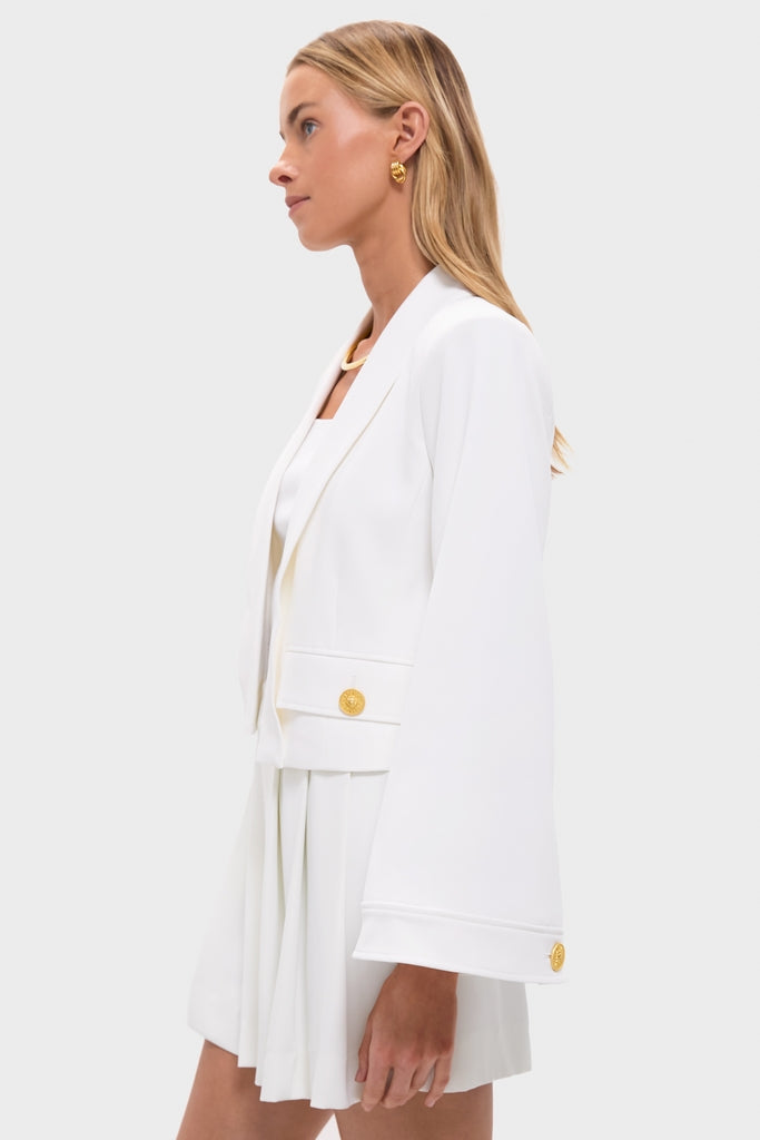 Ivory Nixie Wide Sleeve Cardi Jacket