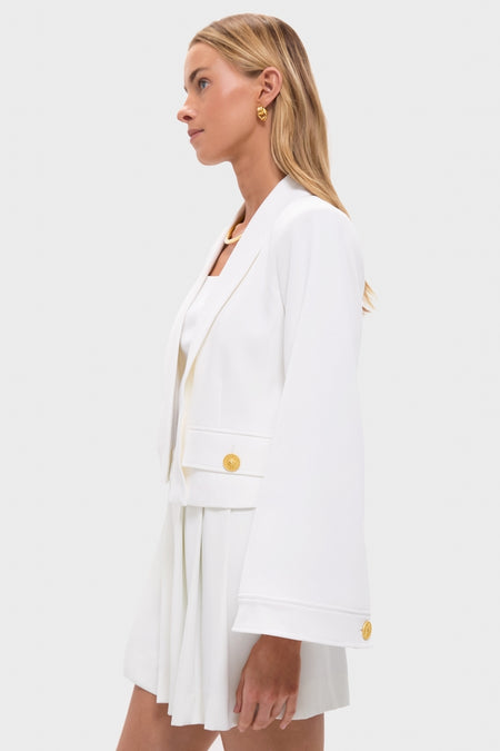 Ivory Nixie Wide Sleeve Cardi Jacket