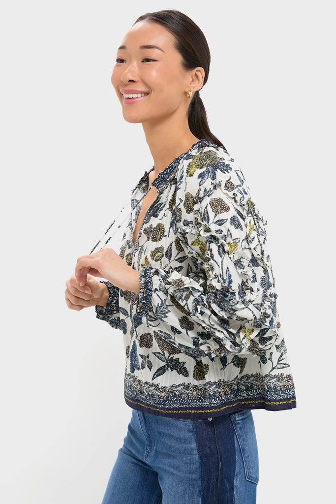 Porcelain Azrou Blouse