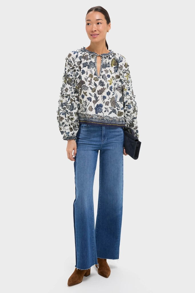 Porcelain Azrou Blouse