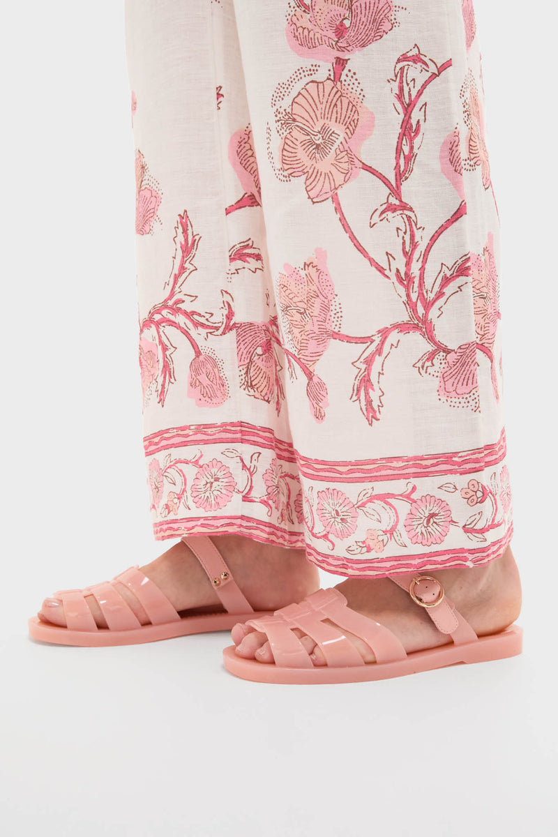 Pink Riley Jelly Sandals