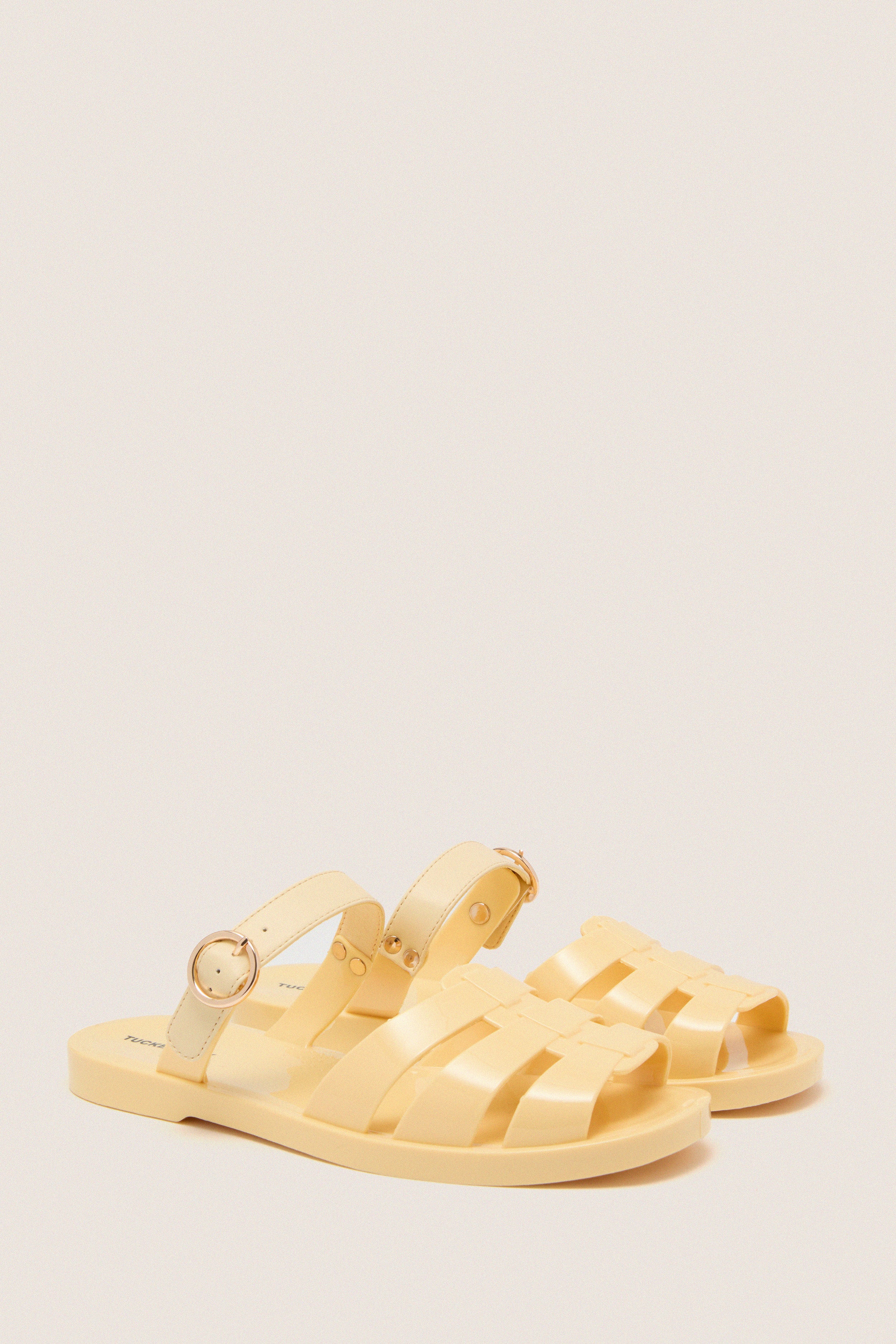 Yellow Riley Jelly Sandals | Tuckernuck Shoes