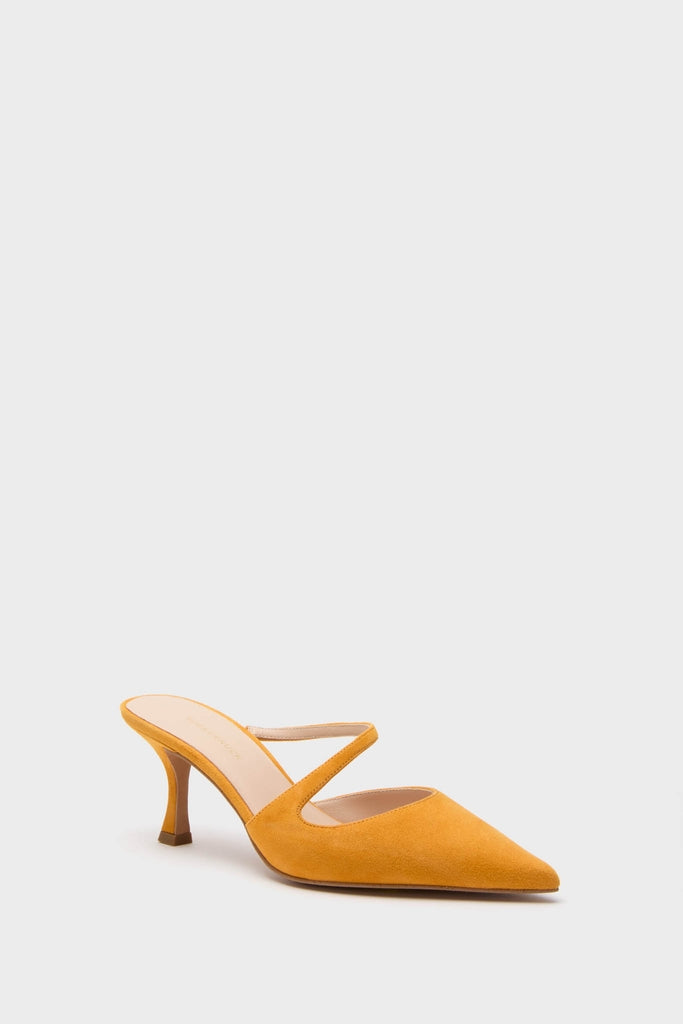 Marigold Suede Mimi Heels