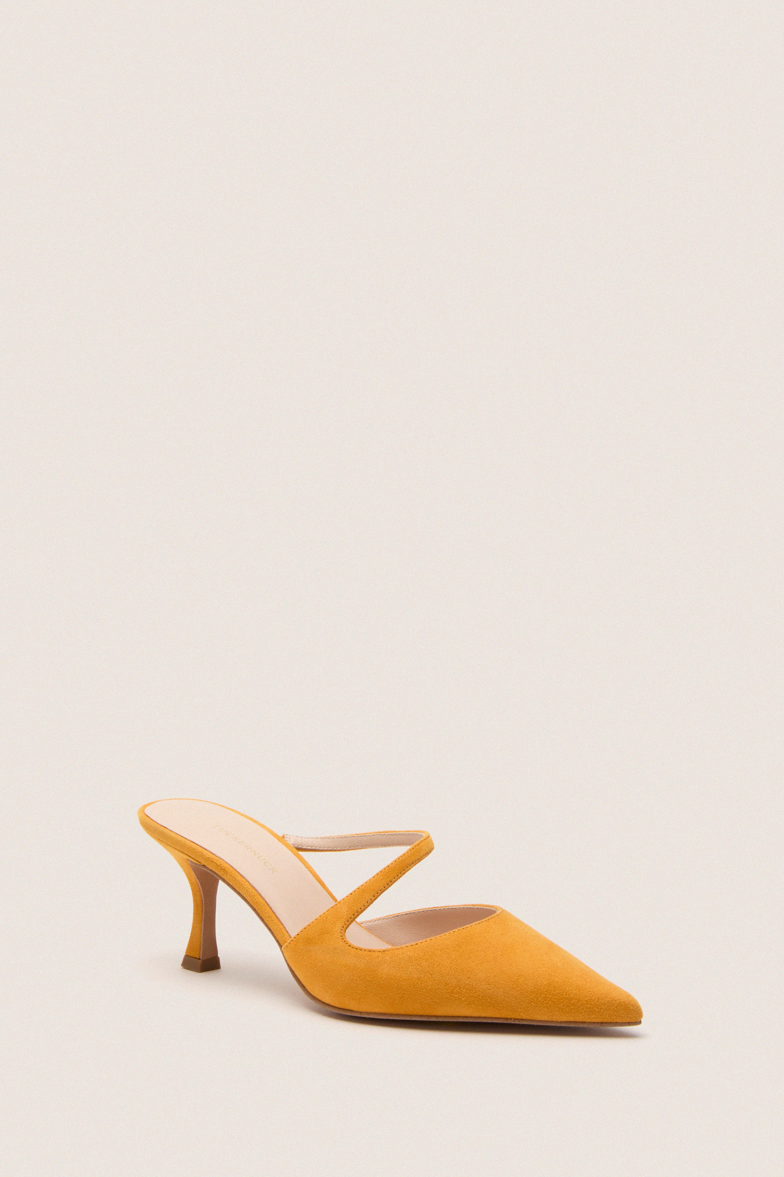 Marigold Suede Mimi Heels | Tuckernuck Shoes