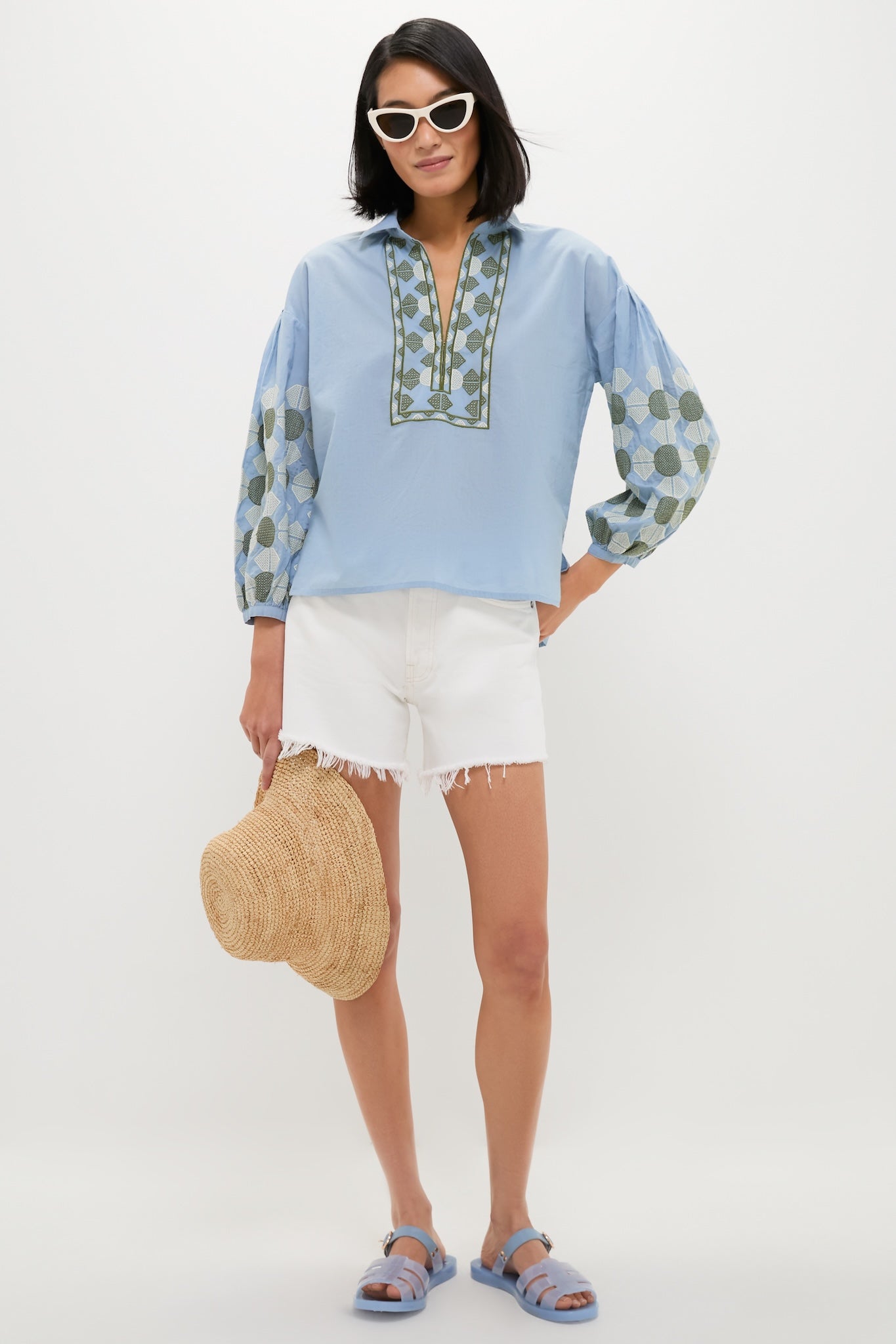 Blue Riley Jelly Sandals