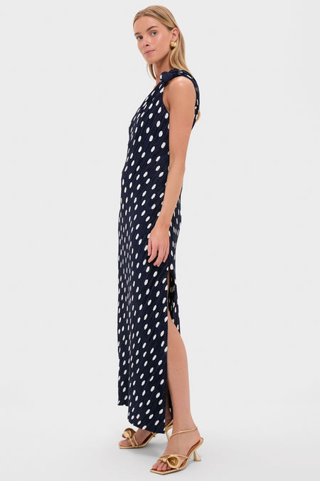 Small Dot Deep Lake Terre Dress