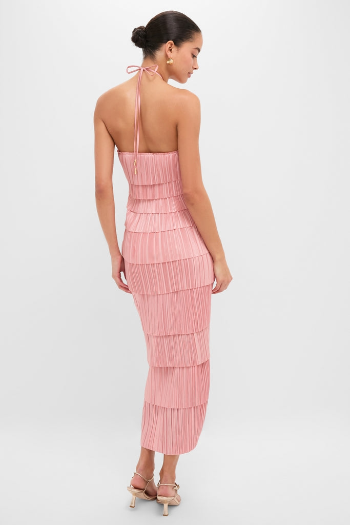 strapless open back dress Petal Pink Patrizia Dress