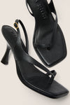 Black Paxton Sandals