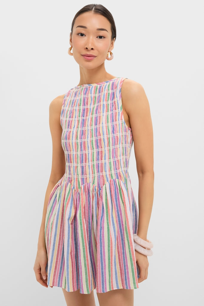rainbow mini dress Rainbow Katinka Mini Dress