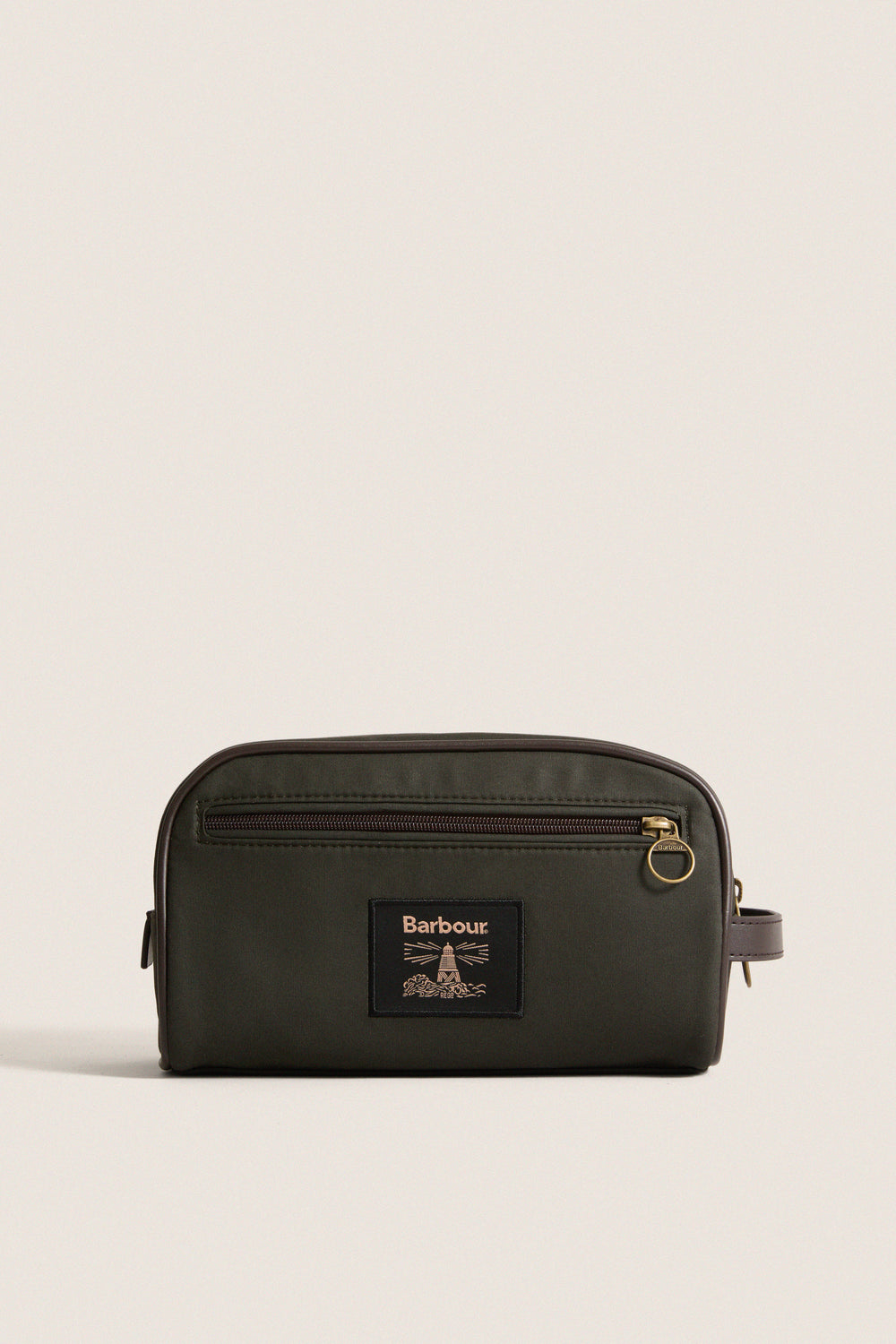 Olive Wax Washbag