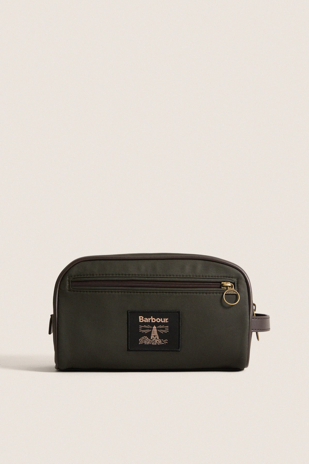 Olive Wax Washbag