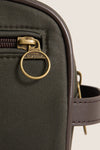 Olive Wax Washbag