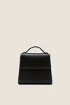 Black Nappa Small Top Handle