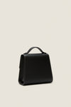 Black Nappa Small Top Handle