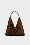 Leopard Medium Origami Shoulder Bag