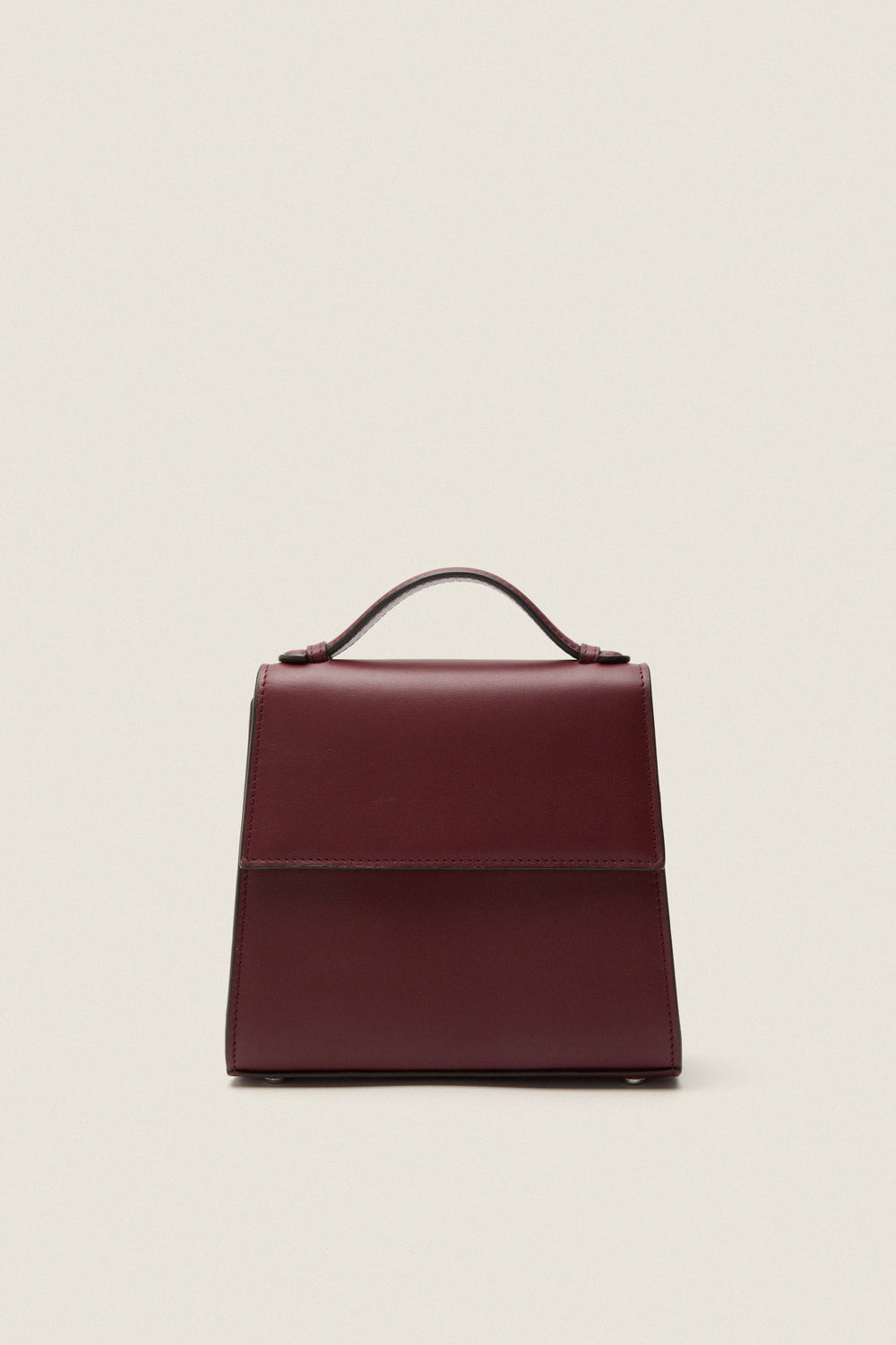 Burgundy Napa Small Top Handle