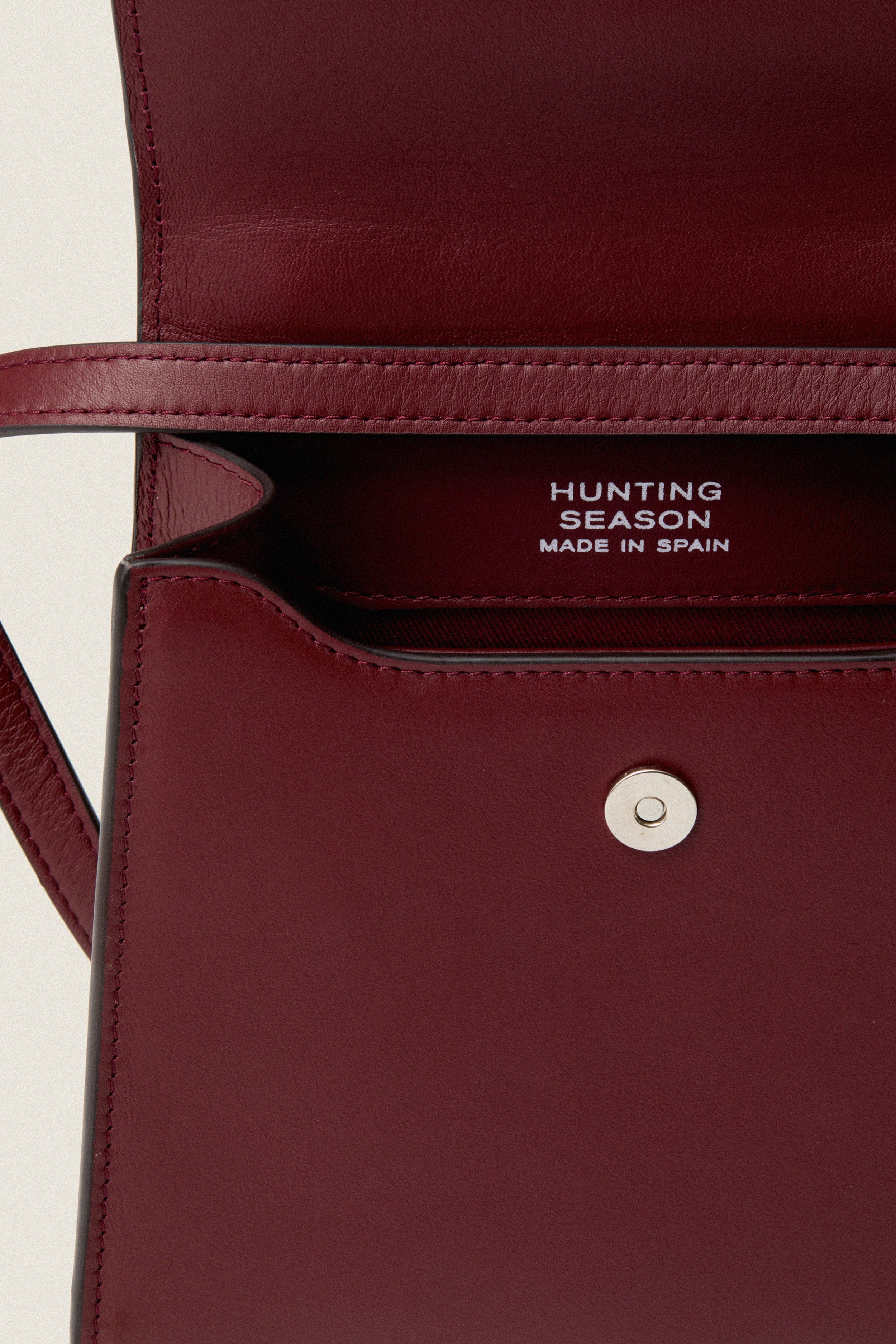 Burgundy Napa Small Top Handle