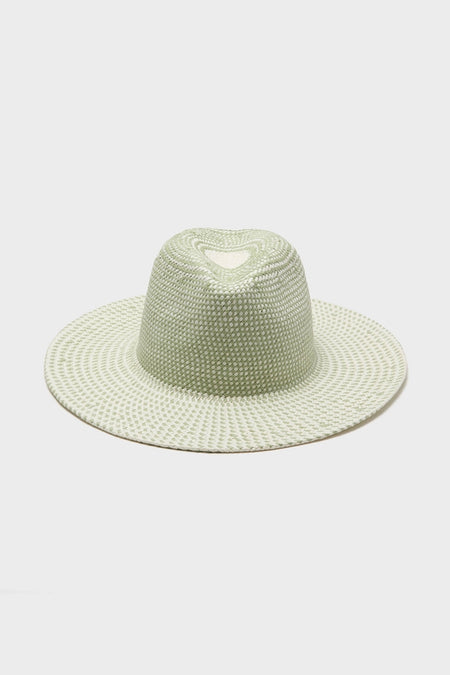 Sage Novelty Packable Hat: A classic, high-end woven straw sun-hat, effortlessly stylish with intricate detailing, adjustable strap, and UPF 50 protection, perfect for fun getaways.
