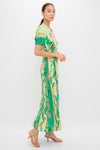 Terrazzo Jade Lea Long Midi Dress