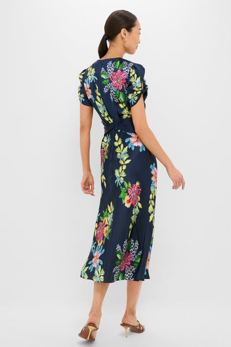 Hosta Trellis Gwen-C Midi Dress | Saloni