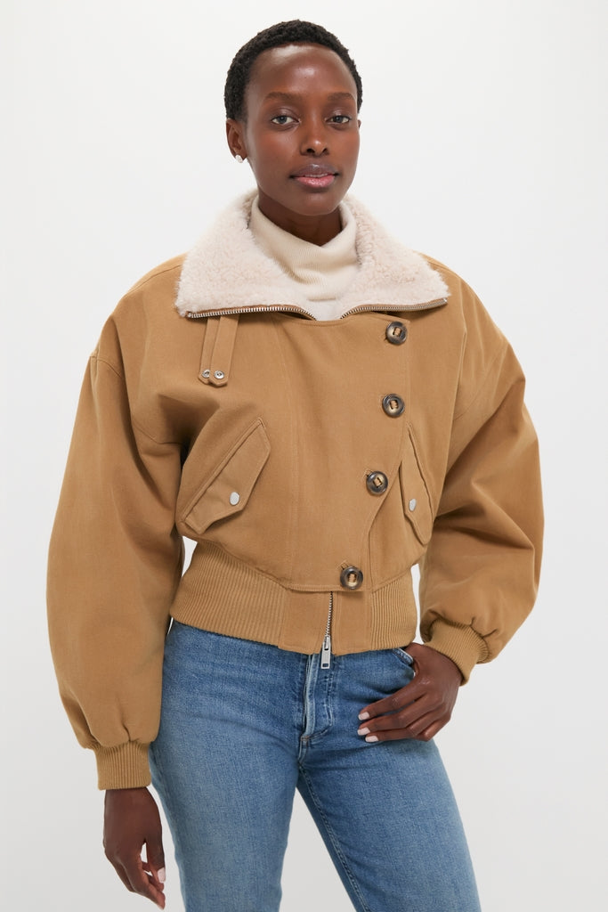 Camel Oana Jacket | Isabel Marant Etoile