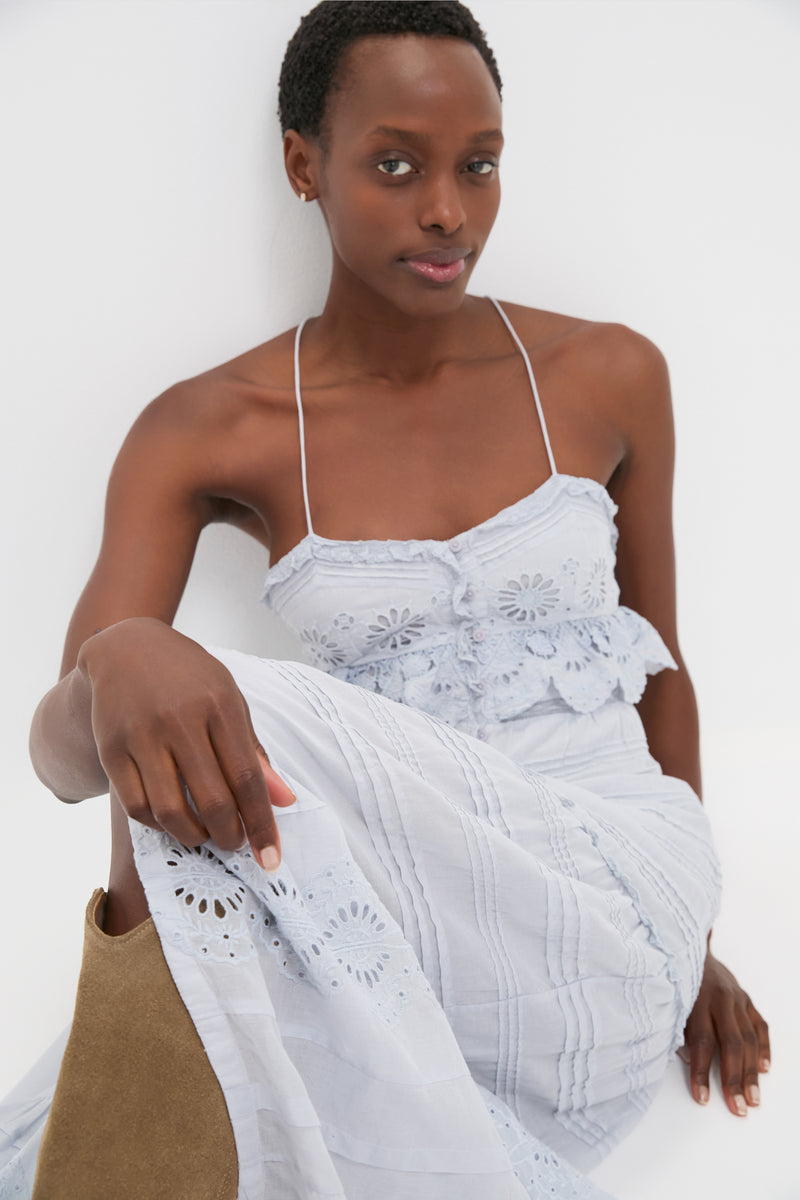 Light Blue Paule Maxi Dress