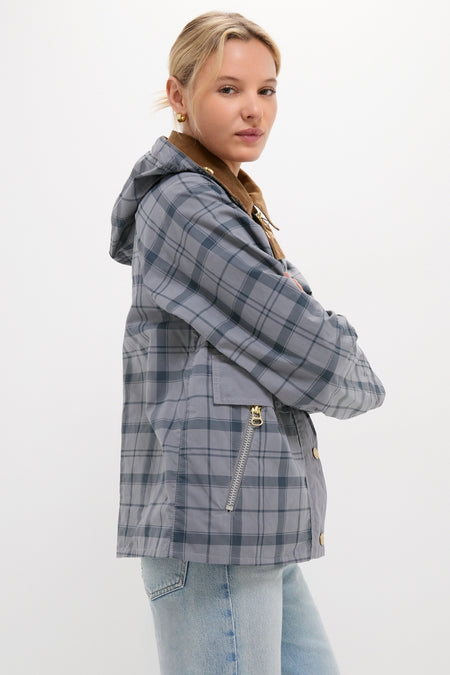 Grey Tartan Carnforth Casual Jacket