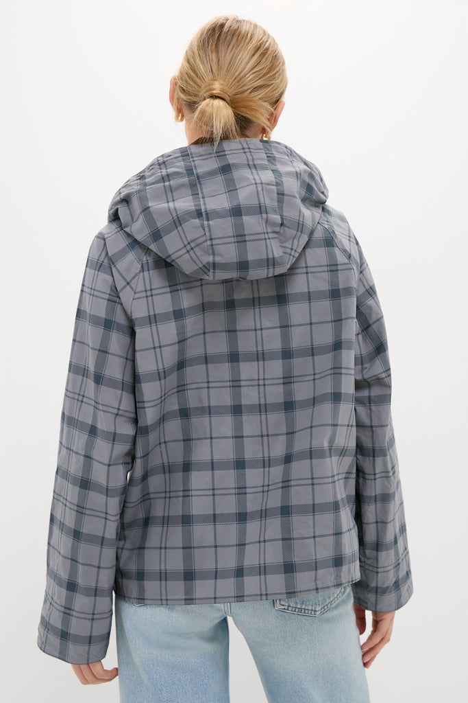 Grey Tartan Carnforth Casual Jacket | Barbour