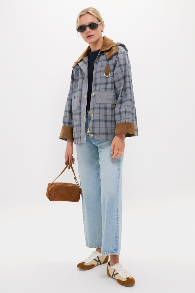 Grey Tartan Carnforth Casual Jacket